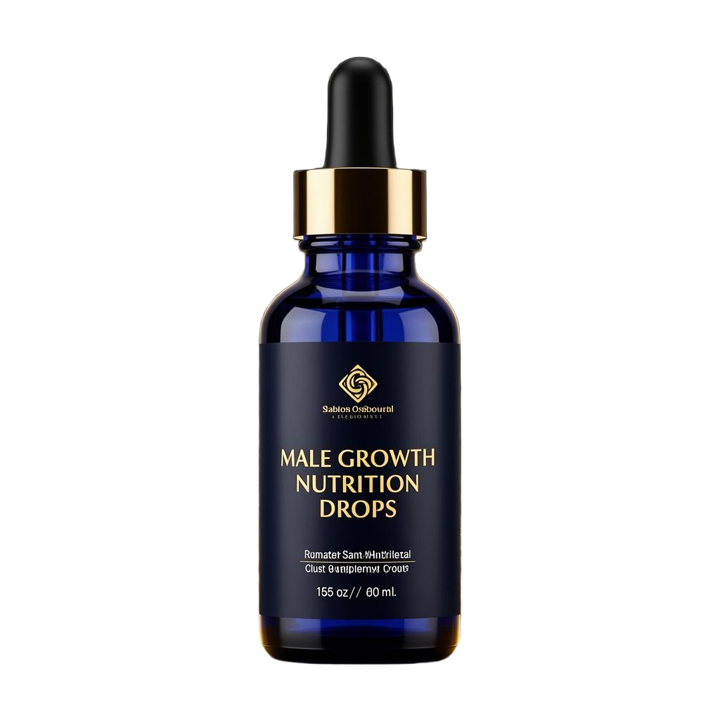 Male Growth Nutrition Drops Bottle